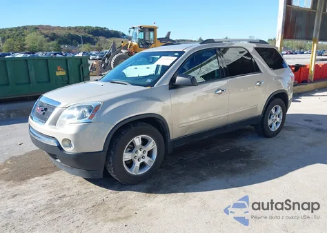 2010 GMC Acadia Sle z USA, uszkodzony, nr VIN 1GKLVLED0AJ140190